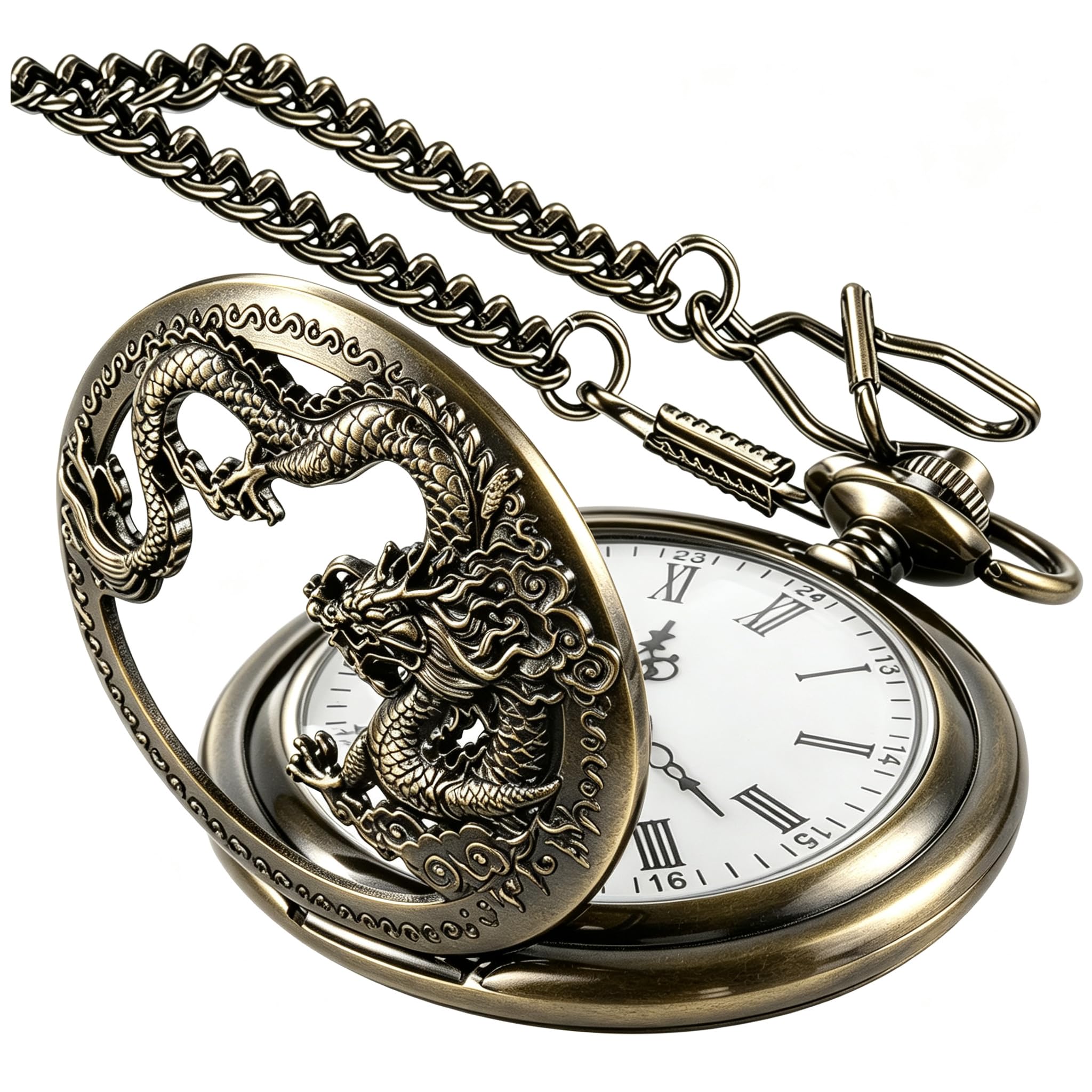 alwesam Design Creativity Quartz Pocket Watch Arabic Numerals Best Gifts for Birsthdays-picture-12