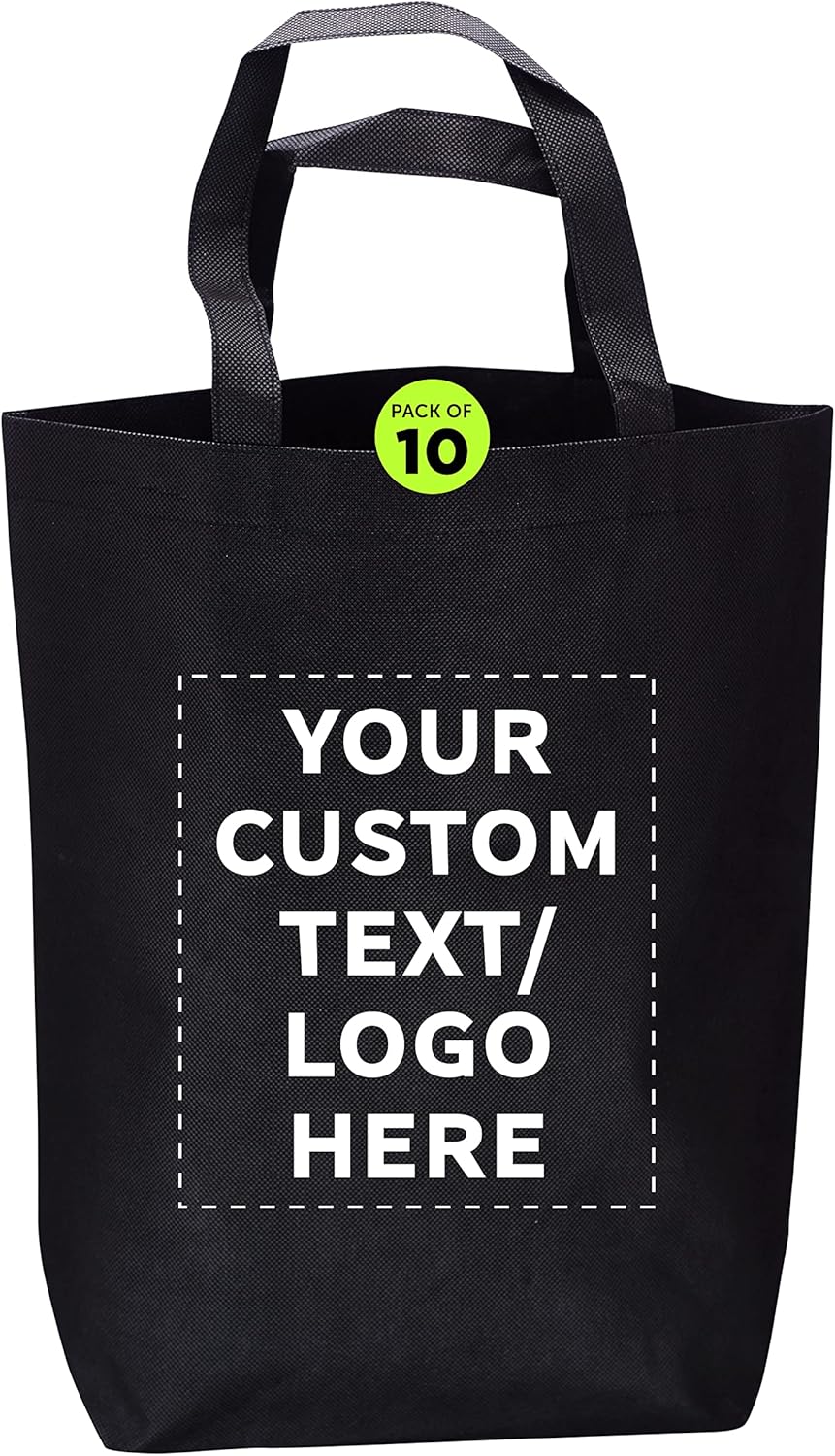 DISCOUNT PROMOS Large Reusable Heavy Duty Tote Bag...