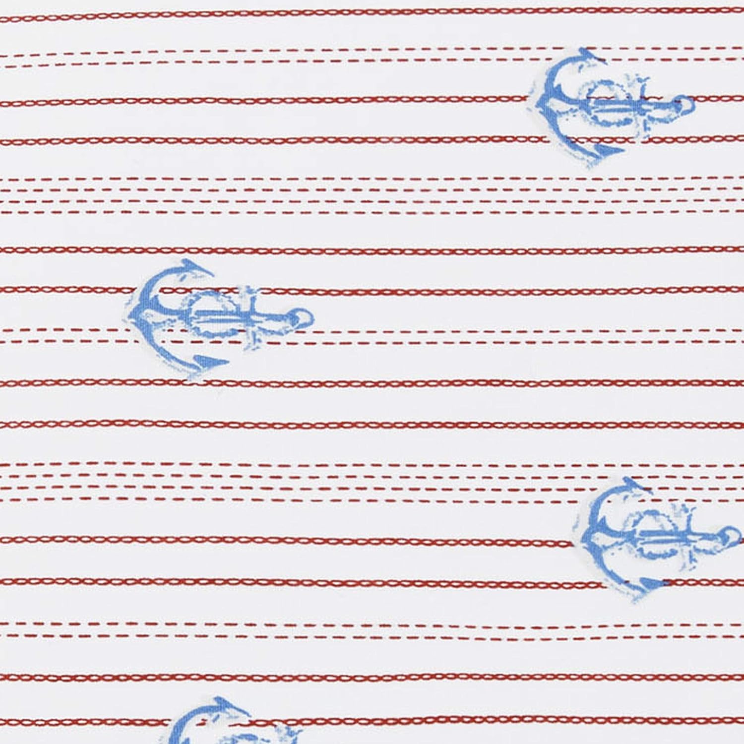 Nautica - Percale Collection - Bed Sheet Set - 100% Cotton, Crisp & Cool, Lightweight & Moisture-Wicking Bedding, Full, Beaux Stripe : Home & Kitchen