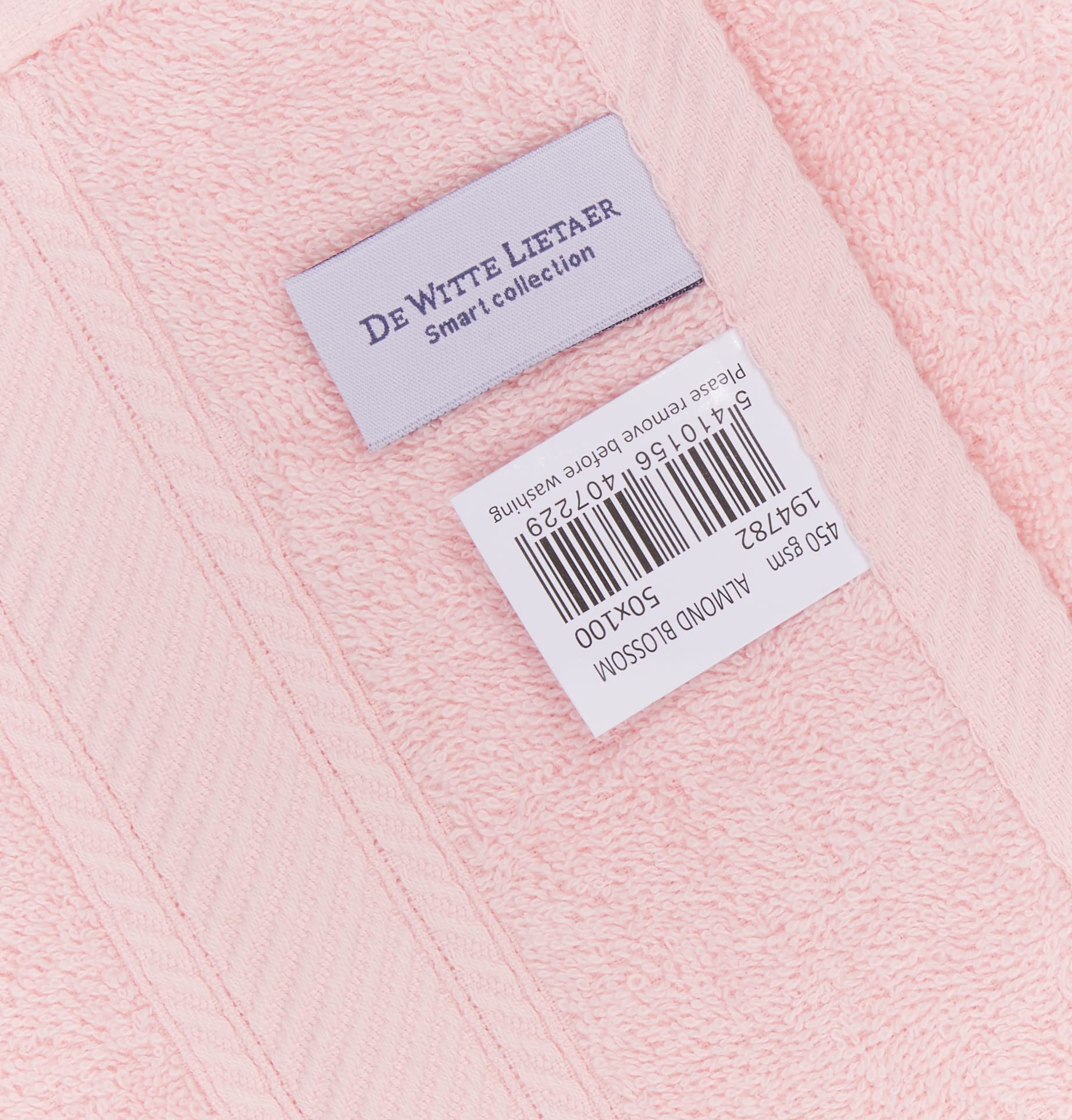 Set 6 Asciugamani Da Bagno 50x100cm - Cotone, Rosa Chiaro - Foto 4