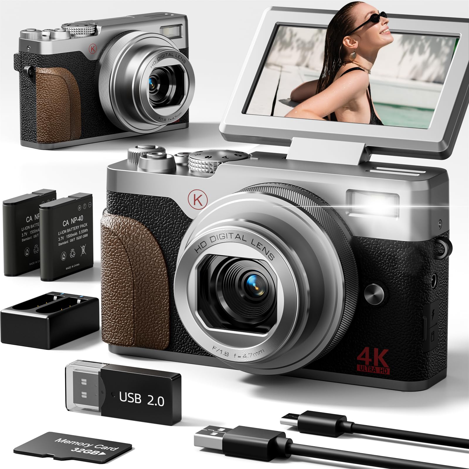 Amazon Canada: NBD 4K Digital Cameras for Photography Autofocus