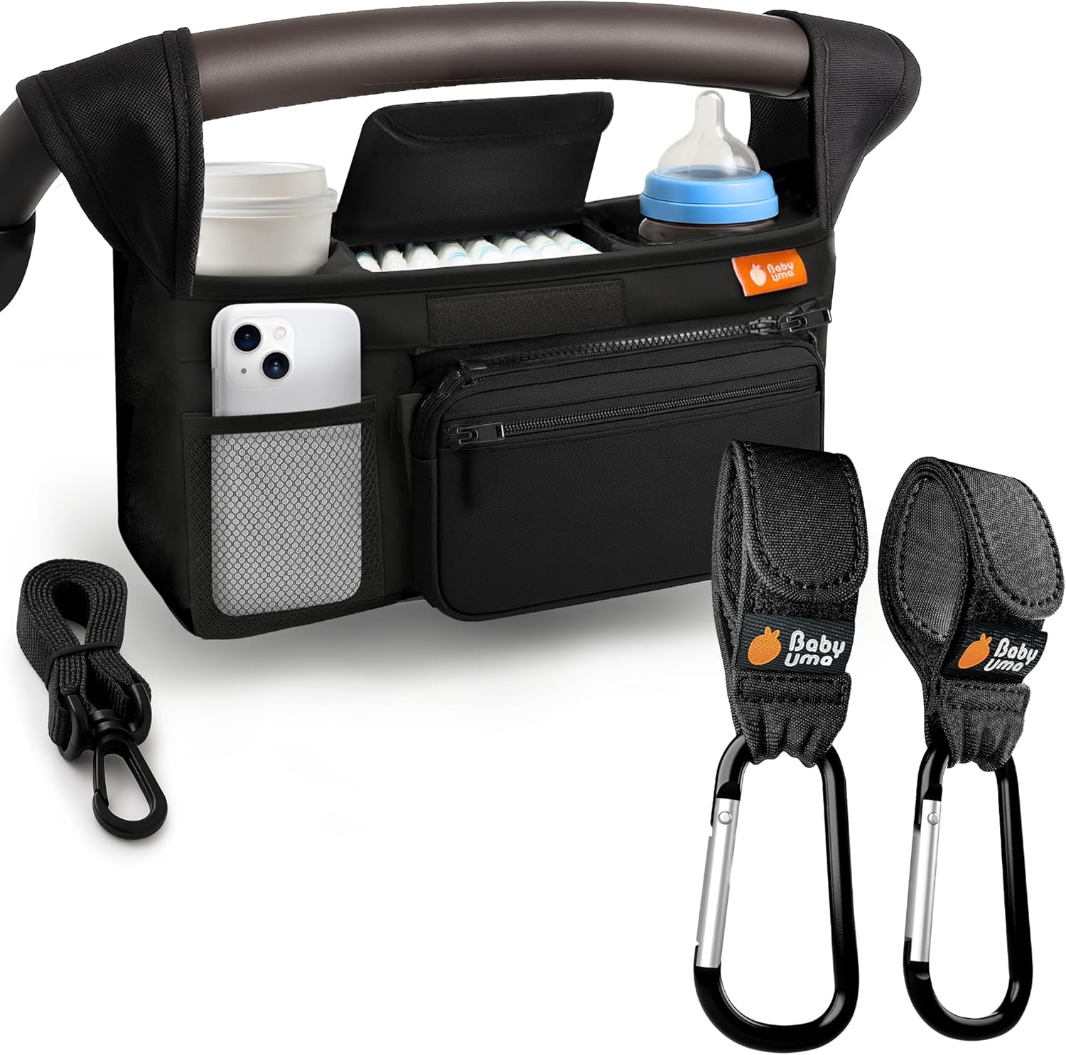 Baby Uma Stroller Organizer Bag & Hooks