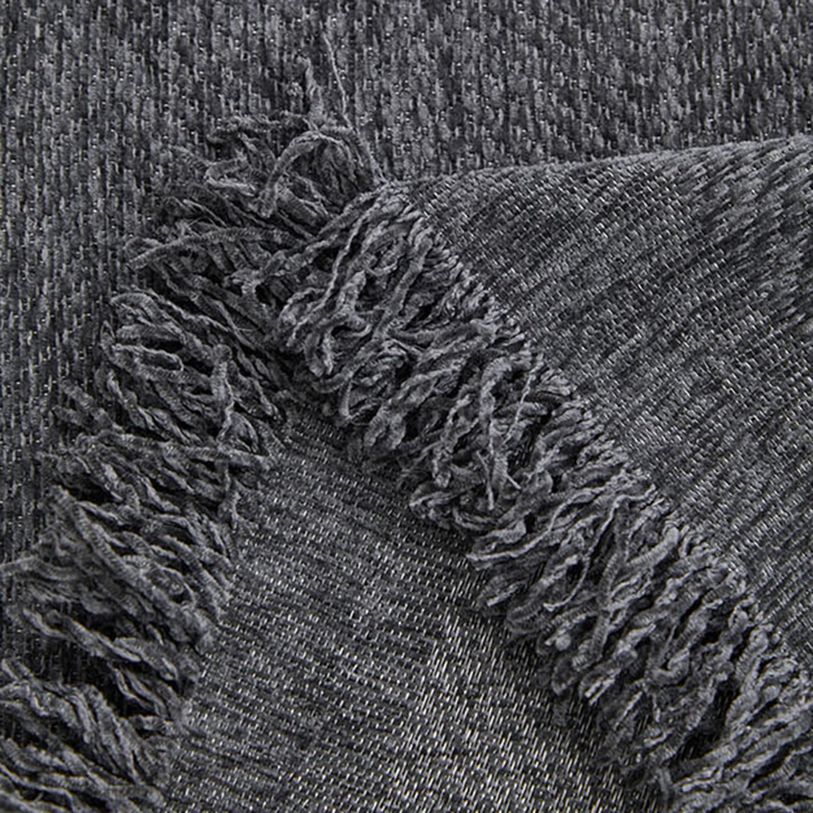 Antypoślizgowy pokrowiec na sofę 3-osobową z szezlongiem ochraniacz na letnią kanapę ciemnoszara narzuta na sofę (rozmiar: 180 x 280 cm) - idealne rozwiązanie do dekoracji domu