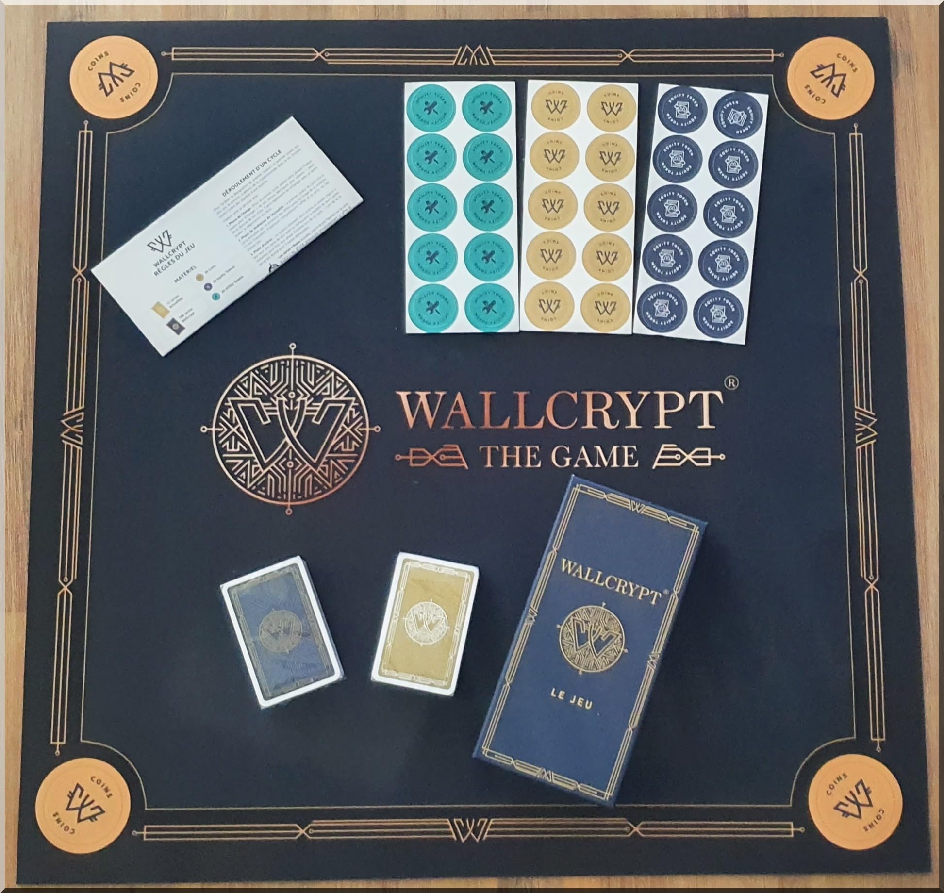 Wallcrypt Jeu pour Comprendre Le Bitcoin, Les NFTS et la Blockchain :  Amazon.fr: Jeux et Jouets