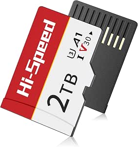 Hi-Speed 2TB miniSDカード