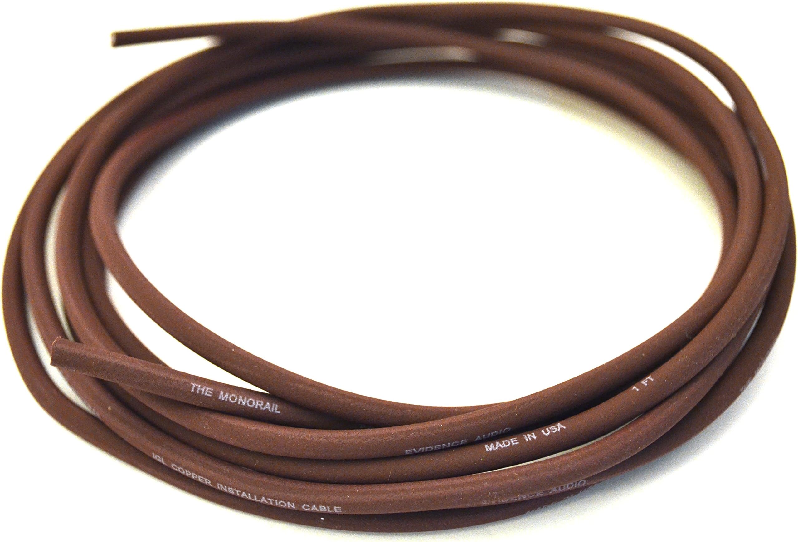 Evidence AudioMonorail - 10 feet Bulk Cable - Burgundy (by E.A.R.S. PRO Audio)