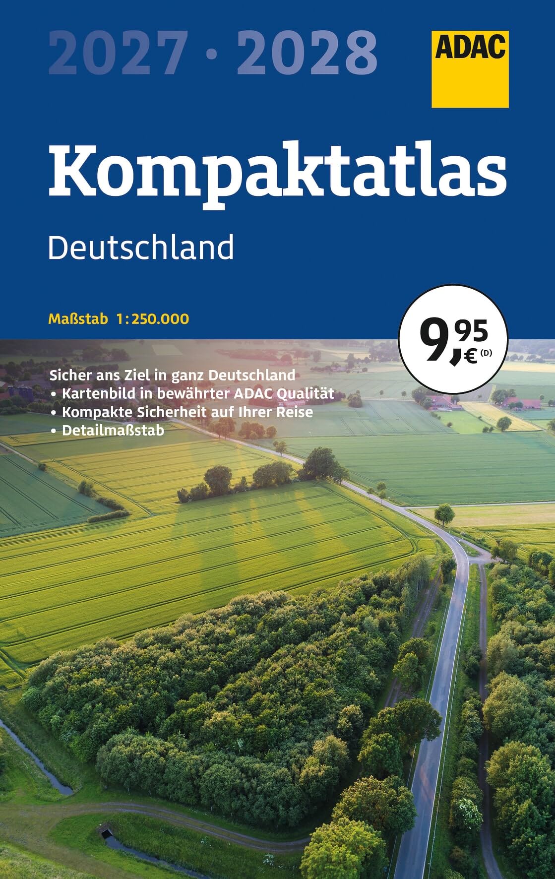 ADAC Kompaktatlas 2027/2028 Deutschland 1:250.000: Straßenatlas und Autoatlas