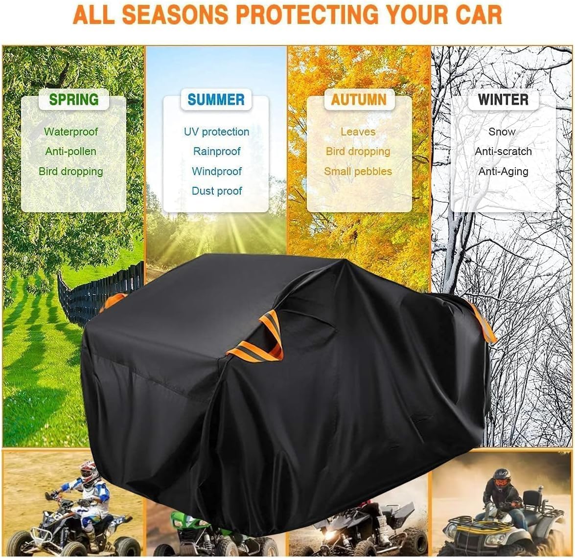 ATV Abdeckung für Honda Rancher 420 FM 2007-2026+