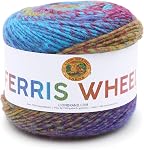 Lion Brand Yarn Ferris Roue Yarn, Multicolore Yarn pour tricoter, crocheter, et artisanat, 1-Pack, Jour d'été