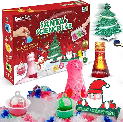 Smartivity Kit de ciencia de Navidad de edición especial para niños de 5 a 12 años  Regalos de Navidad para niños y niñas de 5, 6, 7, 8, 9, 10, 11 y
