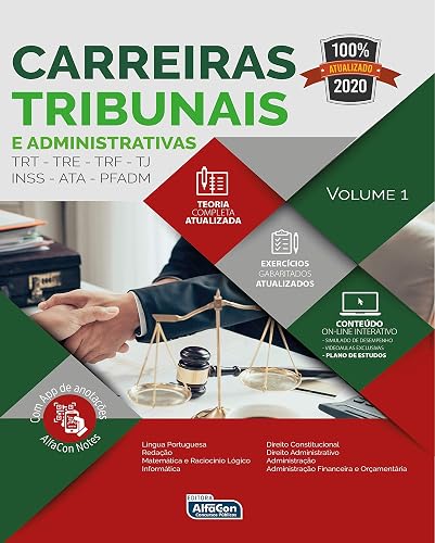 Carreiras Tribunais e Administrativas 2020: Volume 1