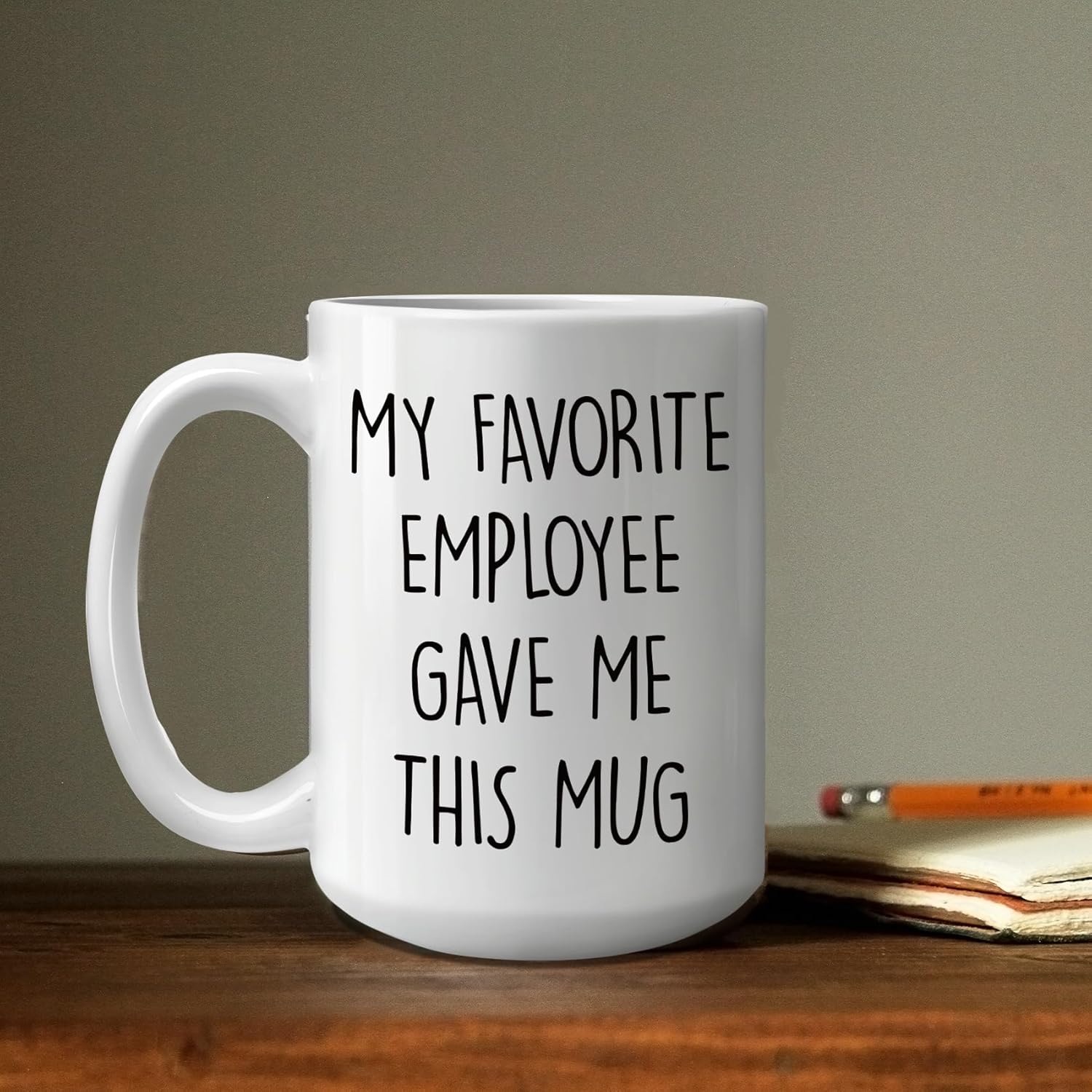 Funny Boss Coffeem Mug, Panvola My Favorite Employee Gave Me This mug gifts from Employees, Gag Gift Funny Birthday Christmas Sarcastic Gifts Ideas Mugs for Employer - Image 5