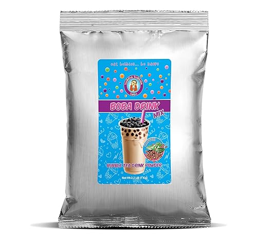Buda Bubbles Boba - Mezcla de té de café con leche café de café y burbujas 22 libras 22lbs