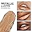 Anglicolor Glitter Gold Lipstick,High Impact Lipcolor Moisturizing Creamy Formula Smooth and Non-Sticky,Metallic Lipstick For Women,Full-Coverage Lip Color(10 SAHARA GOLD, 4g)