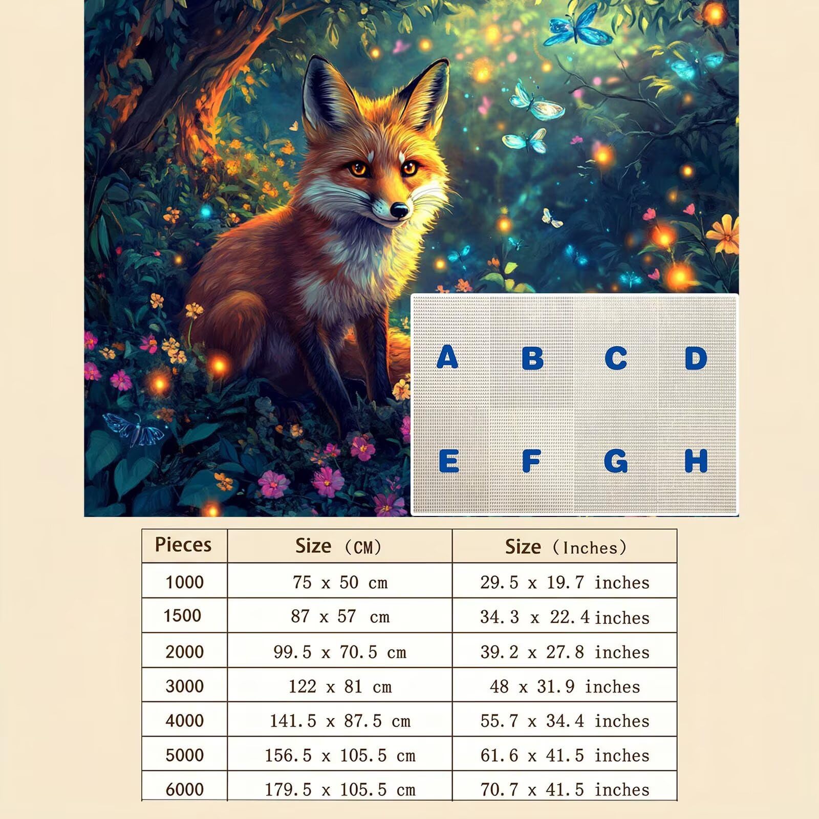 rêve Animal Puzzle 1500 Pièces pour Adultes, Format 87 x 57 cm, Challenge Casse-Tête de Famille, Loisirs Créatifs et Relaxation, Pièces Robustes avec Lettres au Dos, Décor Murale Salon f0-784