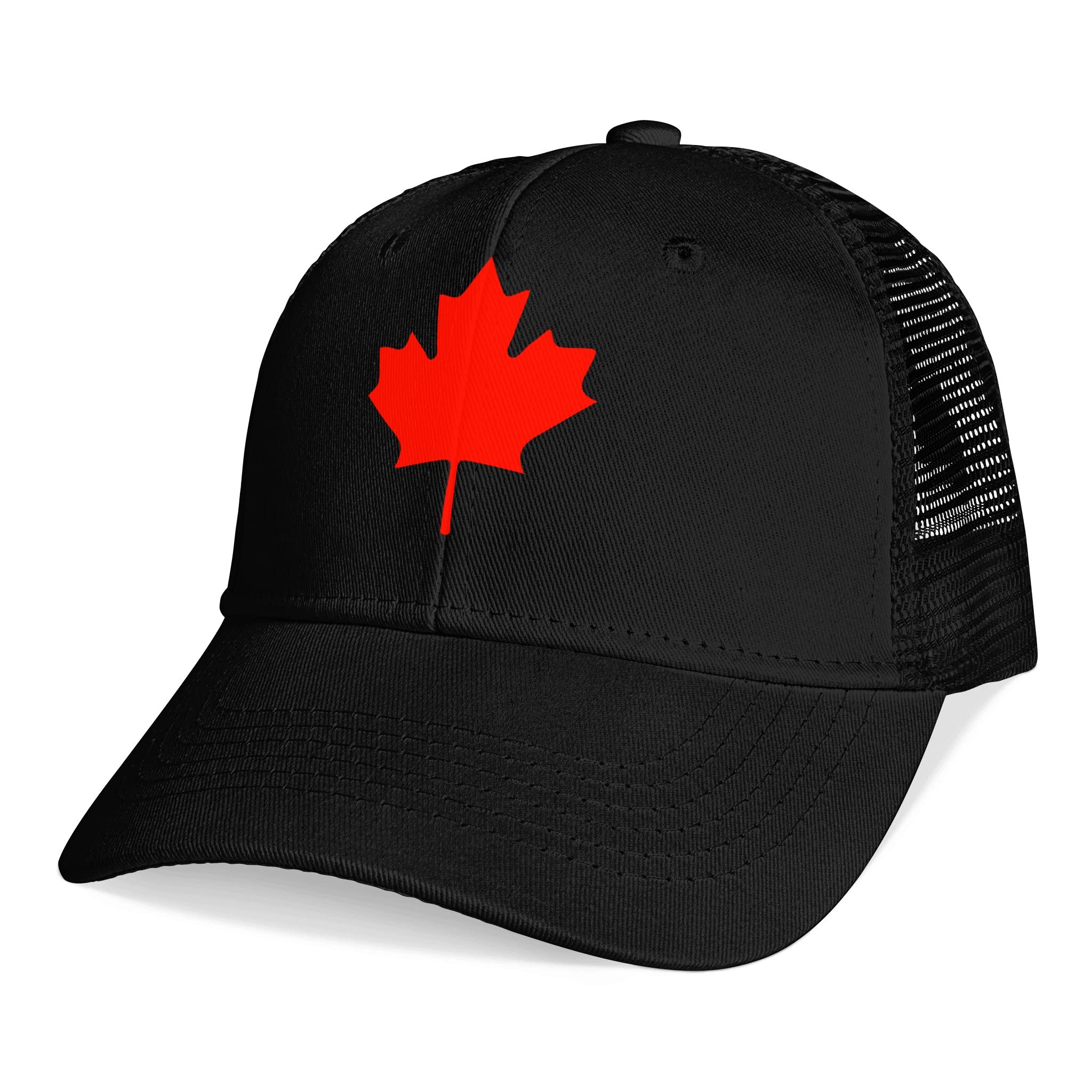 Canada Flag Maple Leaf Mesh Hat Fashion Adjustable Snapback Trucker Cap