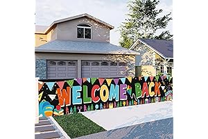 Welcome Back Banner - First Day of School Yard Decoration