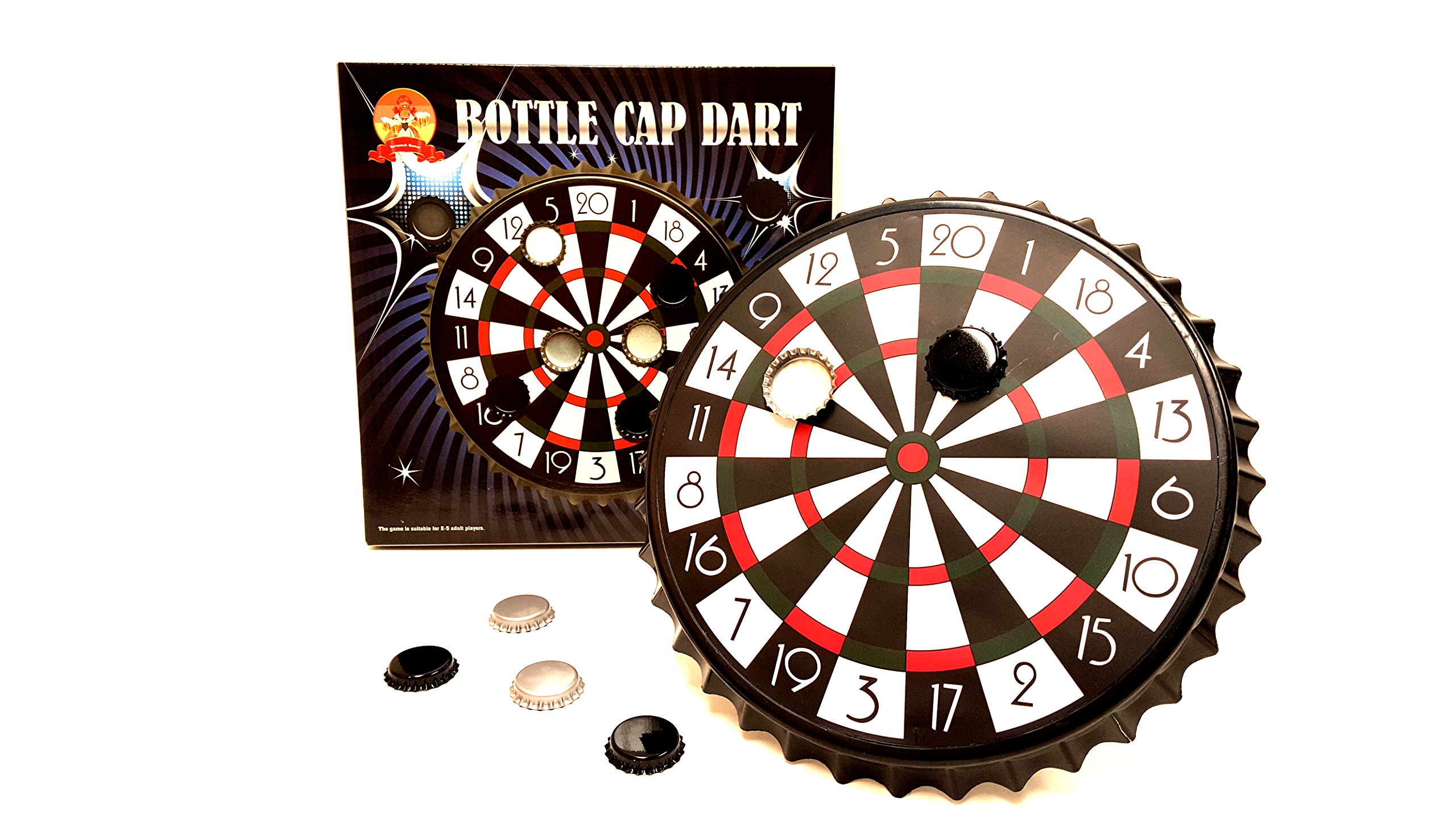 Buy Barwench Games' Bottle Cap Darts Party Game, Bottle Cap