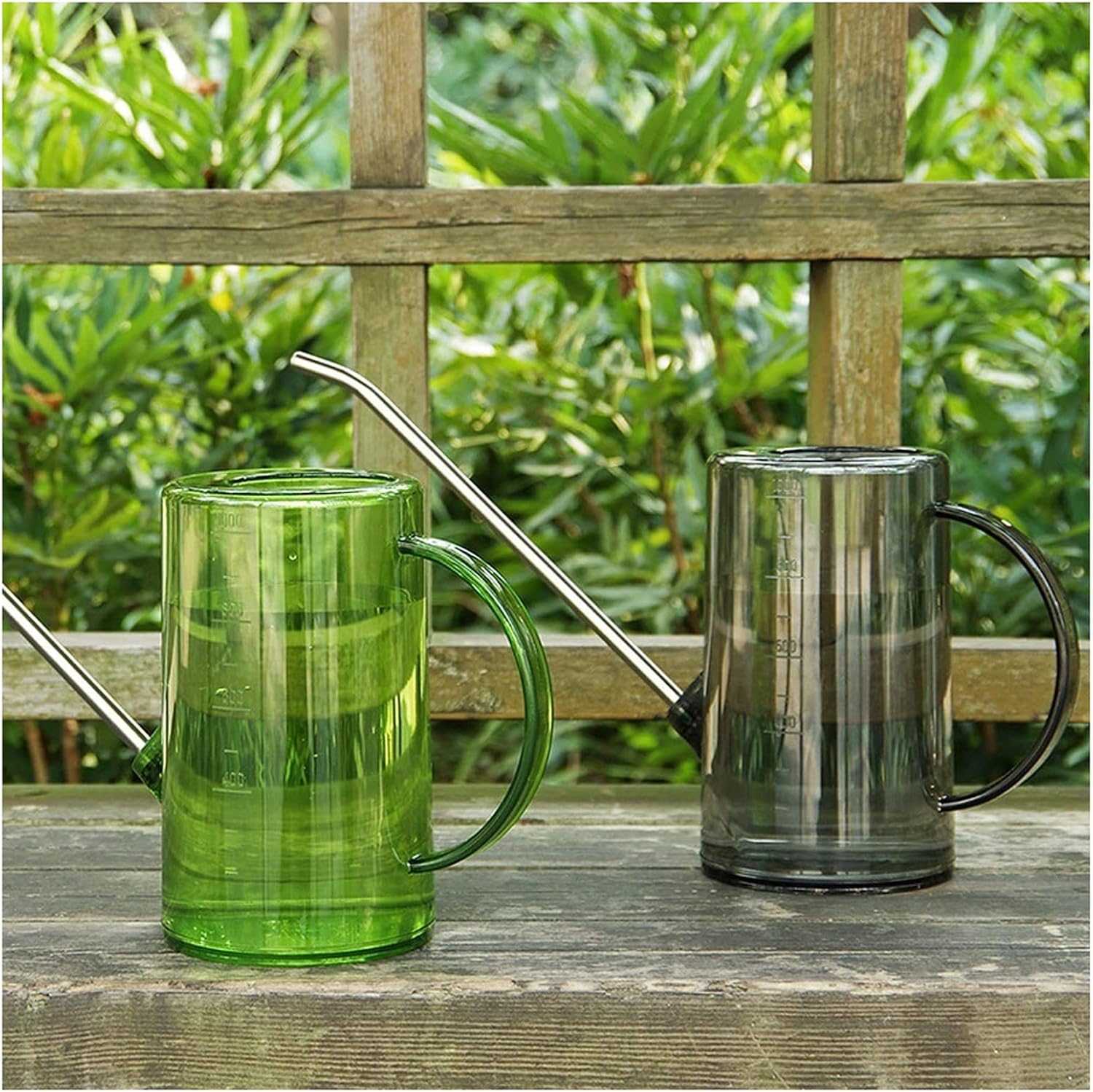 Garden Watering Can Watering Can Translucent Watering Spray Bottle Water Level Scale Long Spout Watering Can for Succulents Bonsai Indoor Outdoor Watering Can for Outdoor Plants