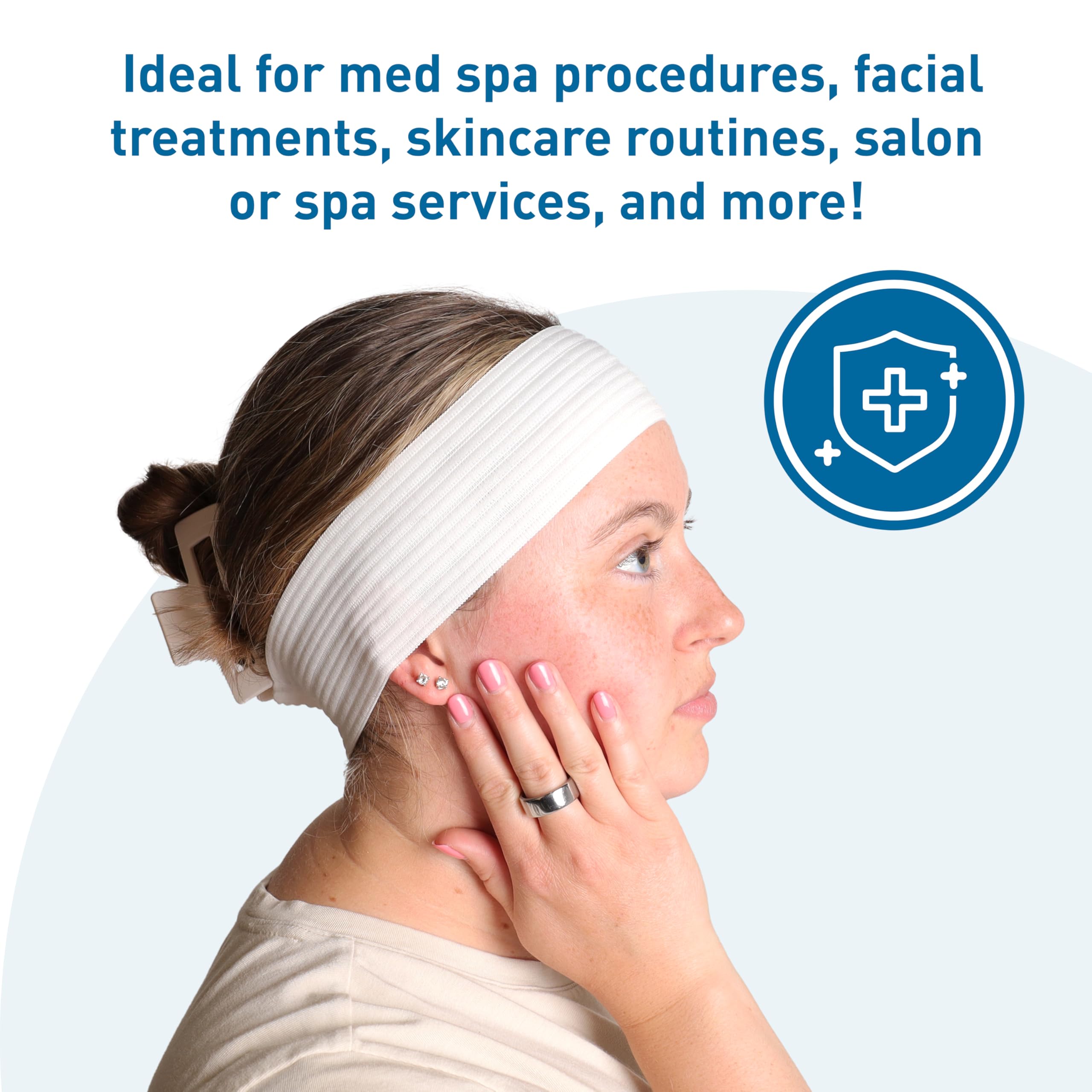 BodyMed White Disposable Medical & Spa Headbands