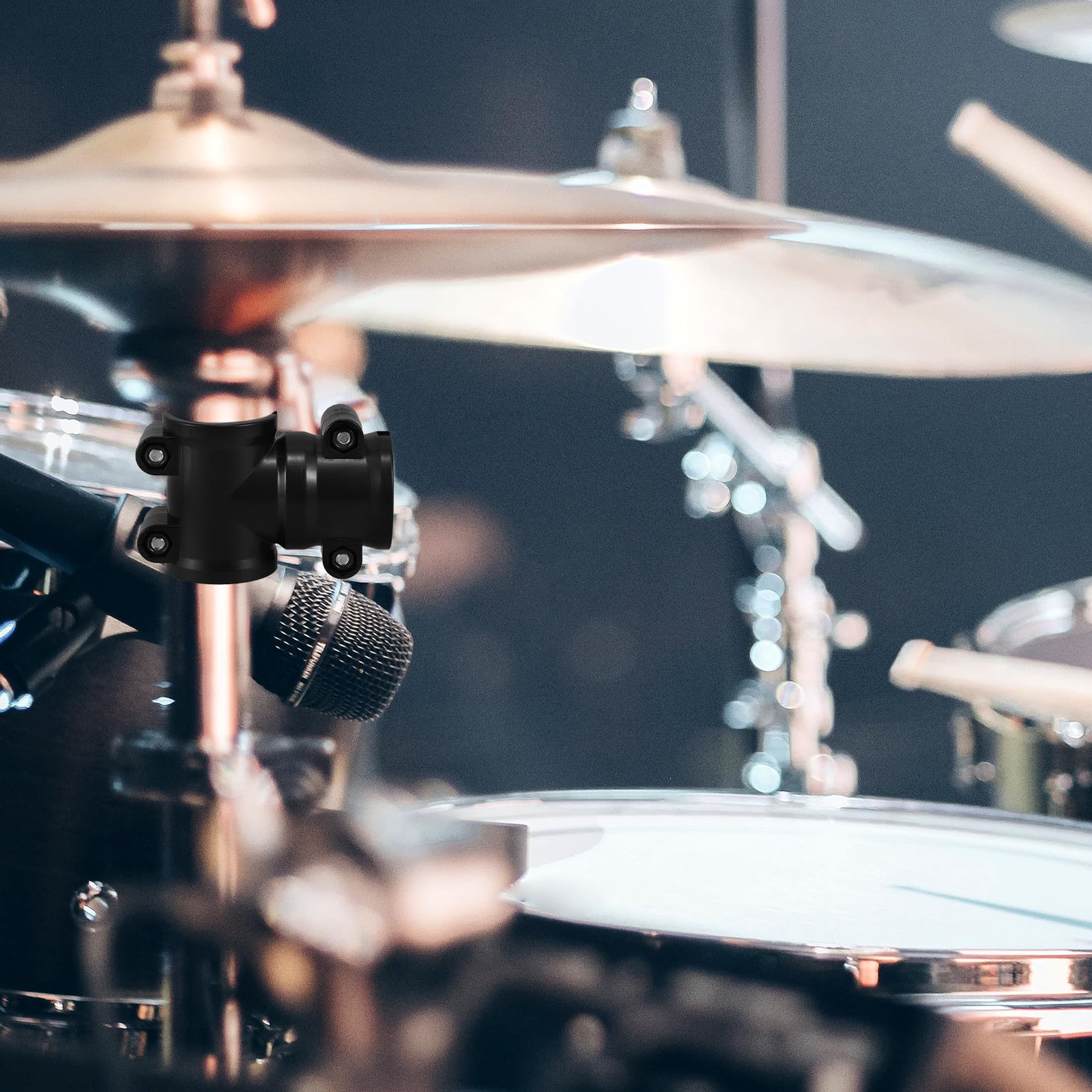 SECFOU Elektronische Drum Rack Klemme aus Kunststoff mit Schneller Installation und Sicherem Halt Halterung für Zahnstangenhalterung Geeignet für Elektronische Drums im Umfassenden
