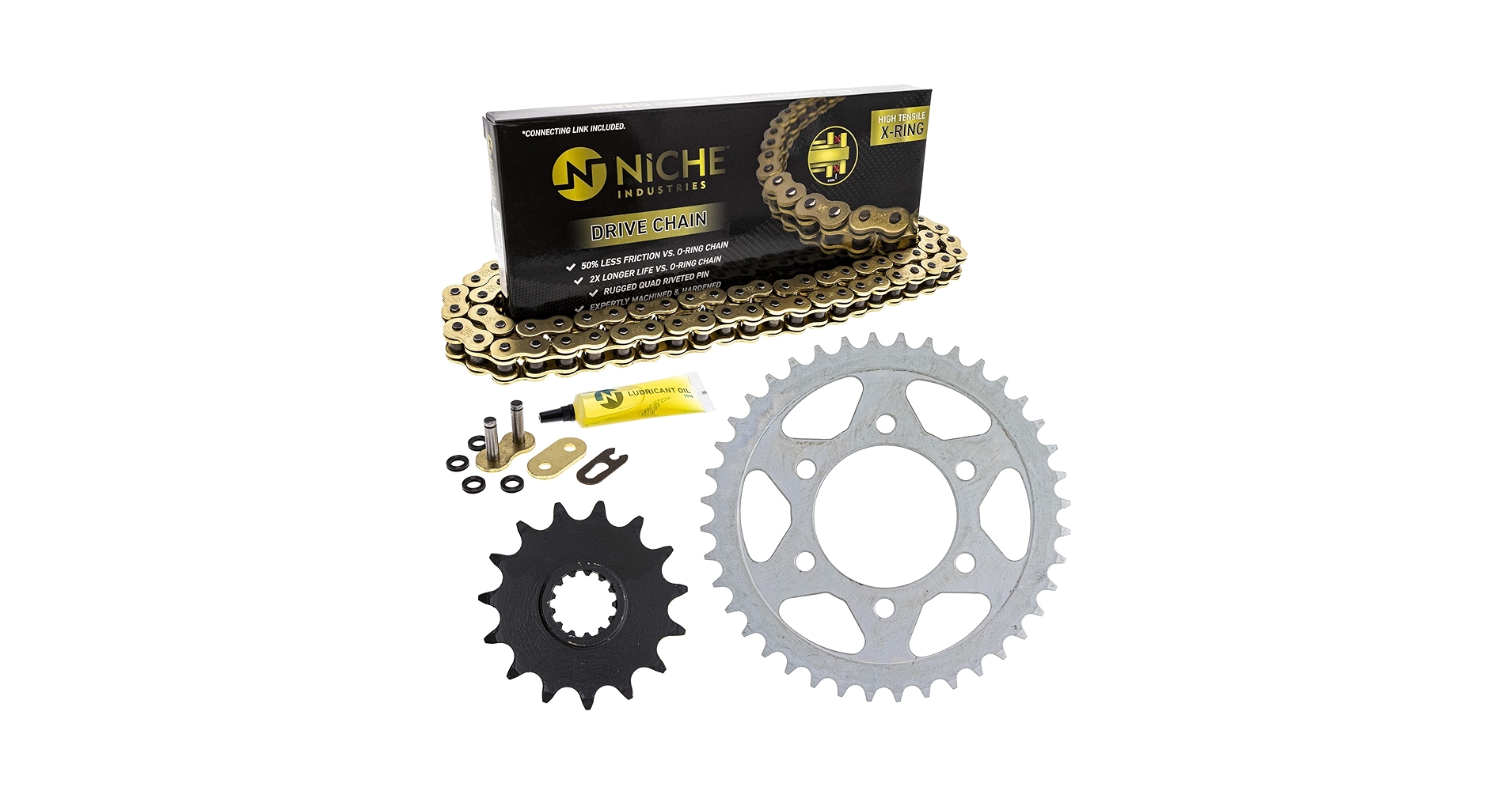 ふあっページ Amazon.com: NICHE Drive Sprocket Chain Combo for Kawasaki