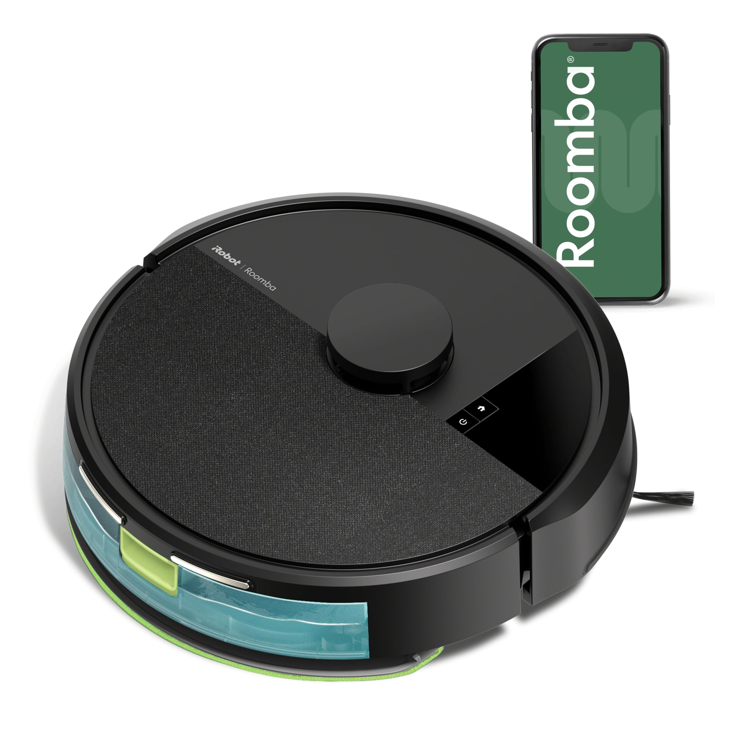 Roomba 105 Combo Robot Vacuum & Mop - Easy to use, Intense Power-Lifting Suction, LiDAR Navigation, Multiple Cleaning Modes, Avoids Mopping Carpets, Self-Charging, Works with Alexa