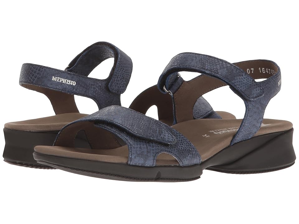 

Mephisto Francesca (Navy Savana) Women's Sandals, Blue