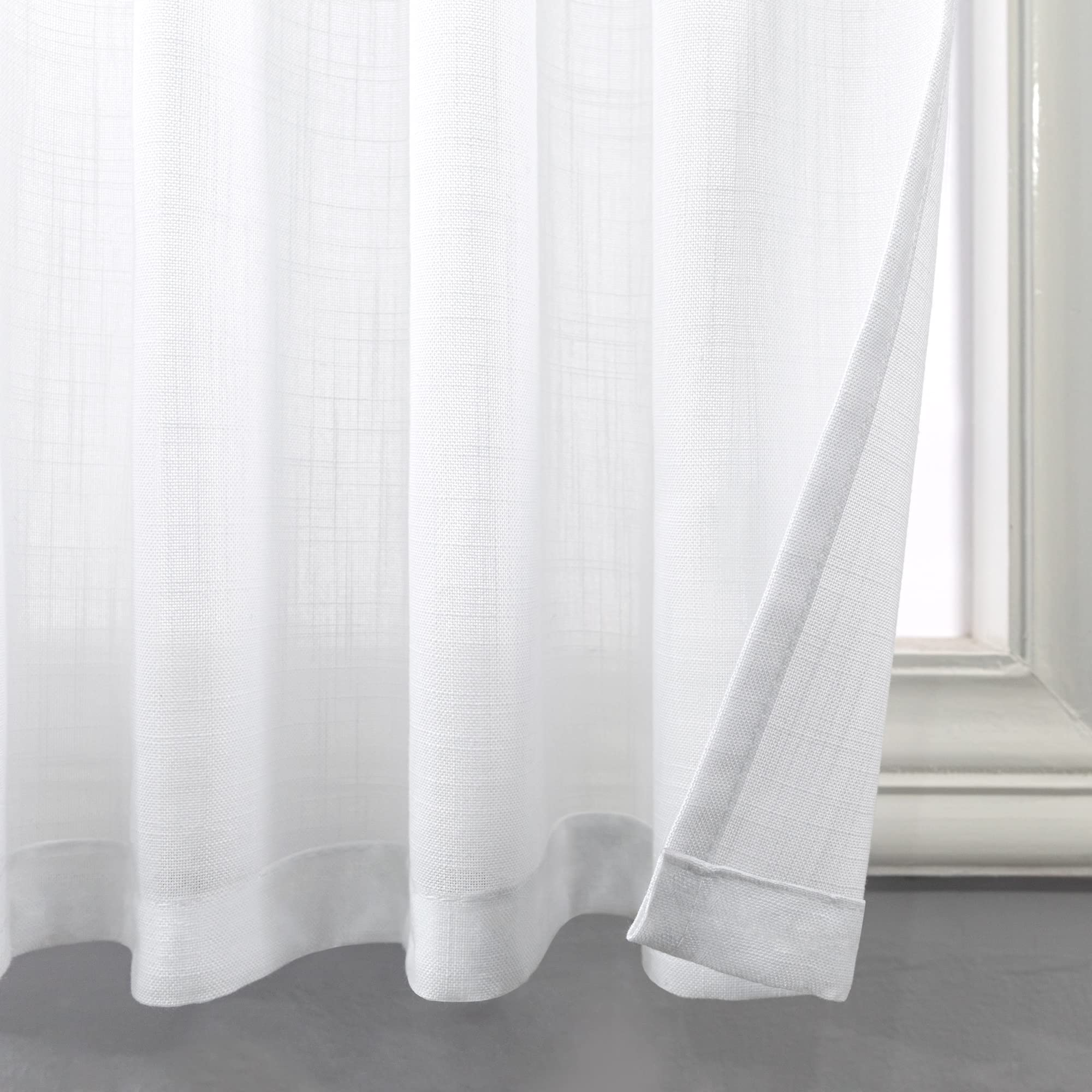 Tessuto Tenda Super Lino - Bianco | Panini Tessuti