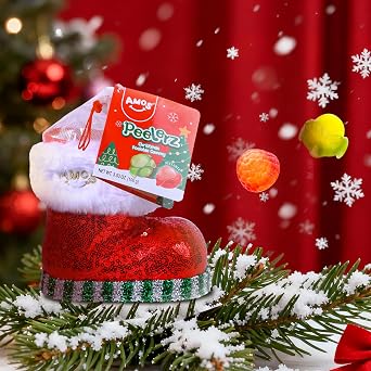 AMOS Peelerz Gummy Boot Pouch, 3.53oz (100g), Peelable Candy (Peeling Candy), Peelable Fruit Gummies, Fun Giftable Snack for Kids & Adults