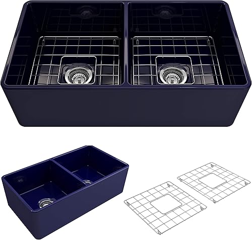 Miniatura 113 de BOCCHI Classico Farmhouse Delantal de arcilla refractaria delantera de 20 pulgadas. Fregadero de cocina de un solo tazón con rejilla inferior Café