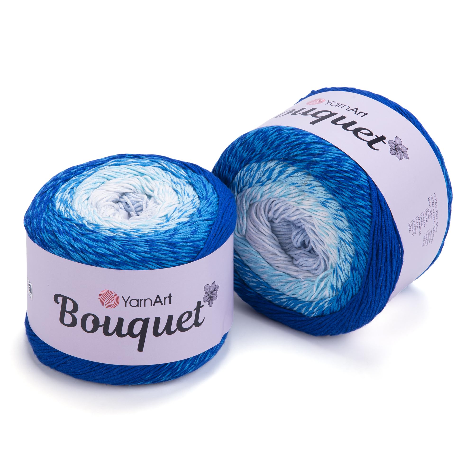 Amazon.com: Yarn Art Bouquet Pure Cotton Yarn - 546 yds 8.80 Oz
