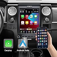 Vista 3 de T-Style 12.1″ Touch Screen Radio for Ford F150 2013-2014, Android Head Unit with GPS Navigation, Bluetooth, WiFi, USB/AUX Supports CarPlay,Backup