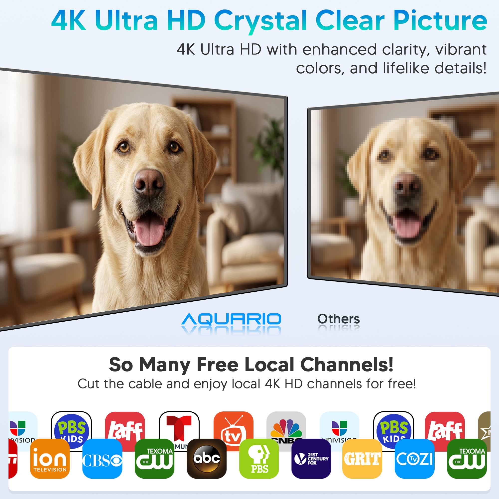Antenna TV per Smart TV da interni, antenna TV digitale 2026 per canali