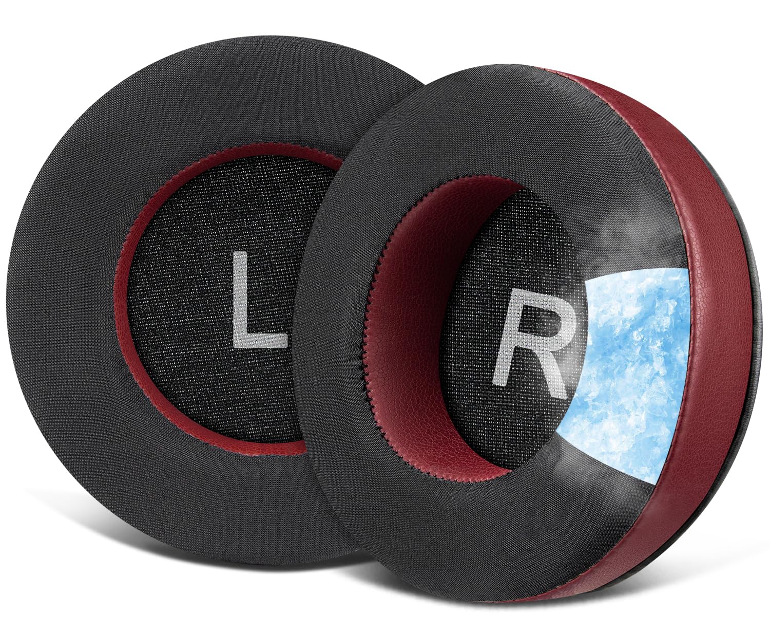 SOULWIT Cooling Gel Earpads Replacement for AKG Pro Audio K52 K72 K92 M220 K240 K241 K242 K271 K272 K340 K550 K551 K553 S MKII MK2, Ear Pads Cushions