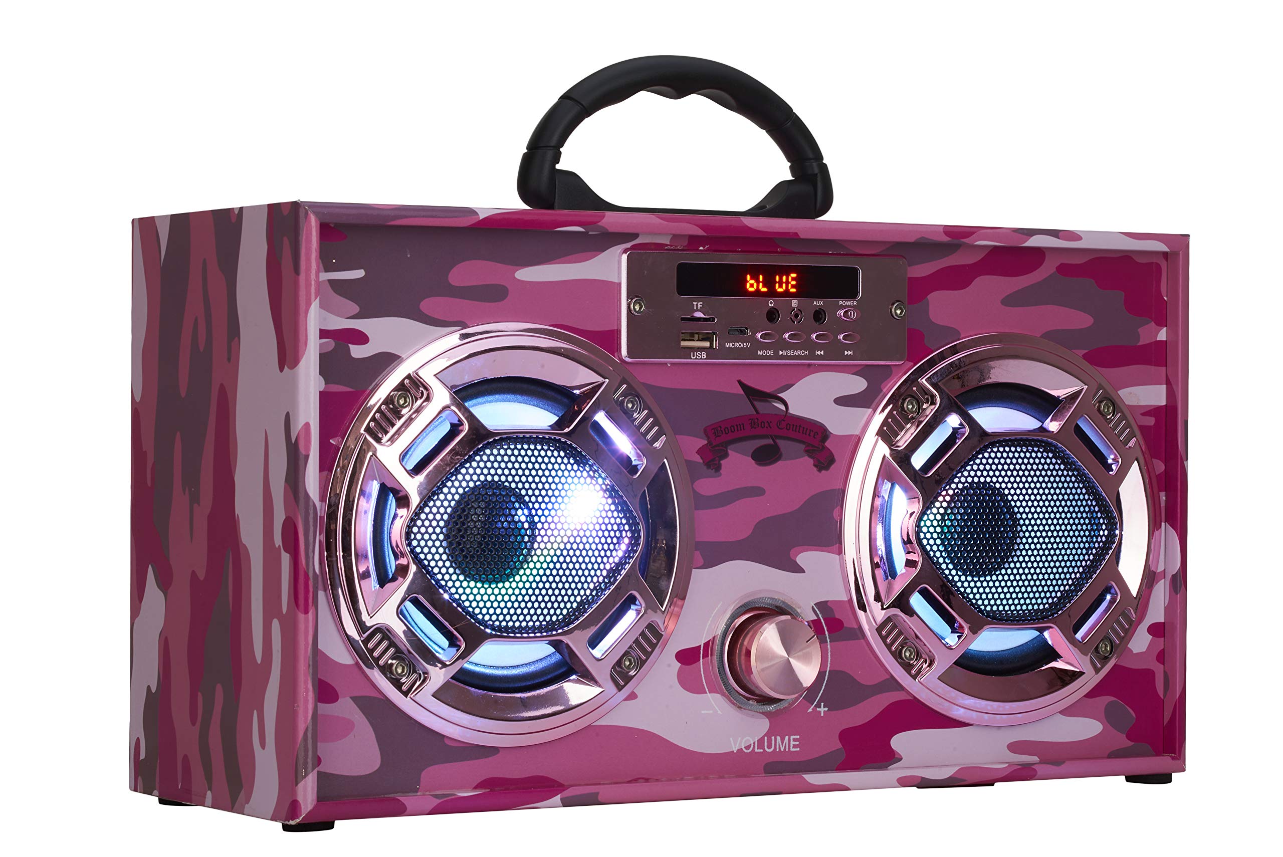 Wireless Express Mini Pink Camo Boombox
