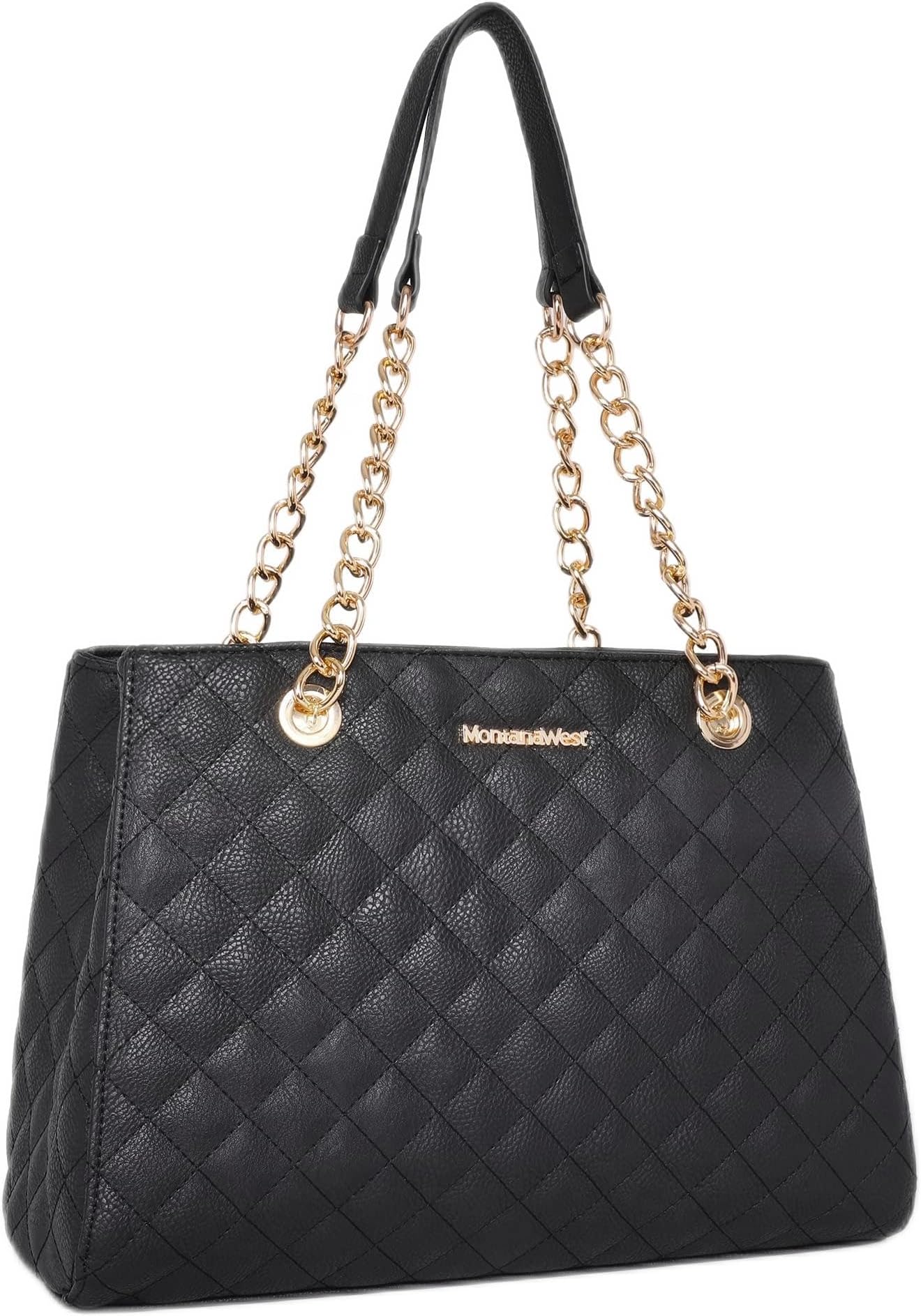 Montana West MEDIUM Chain Shoulder Bag for Women Hobo Handbags Tote Purse