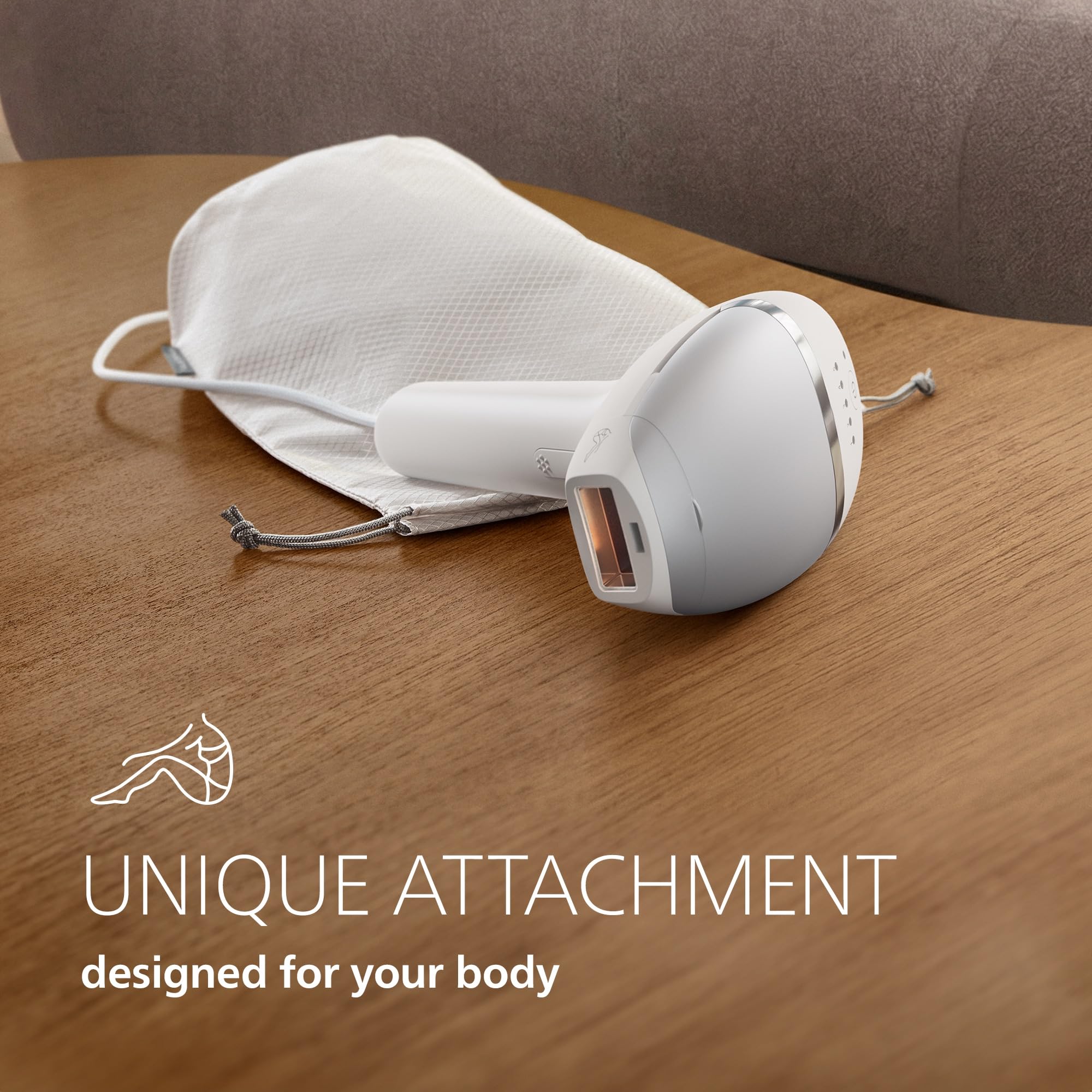 Philips Lumea 7000 IPL urządzenie do usuwania włosów – długotrwała alternatywa do depilacji laserowej, łatwe użytkowanie domowe, bezpieczeństwo klasy medycznej, mocowanie do ciała i nóg, BRI871/02
