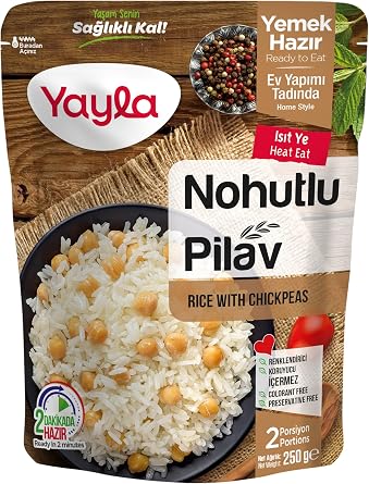 yayla Chickpea Rice Pilaf, 250 g Single Package