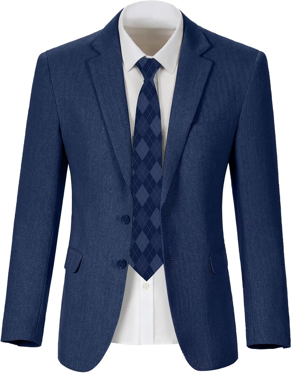 Kids Blazers for Boys Suit Blazer Tweed Herringbone Retro Tuxedo Boys' Fashion Homecoming