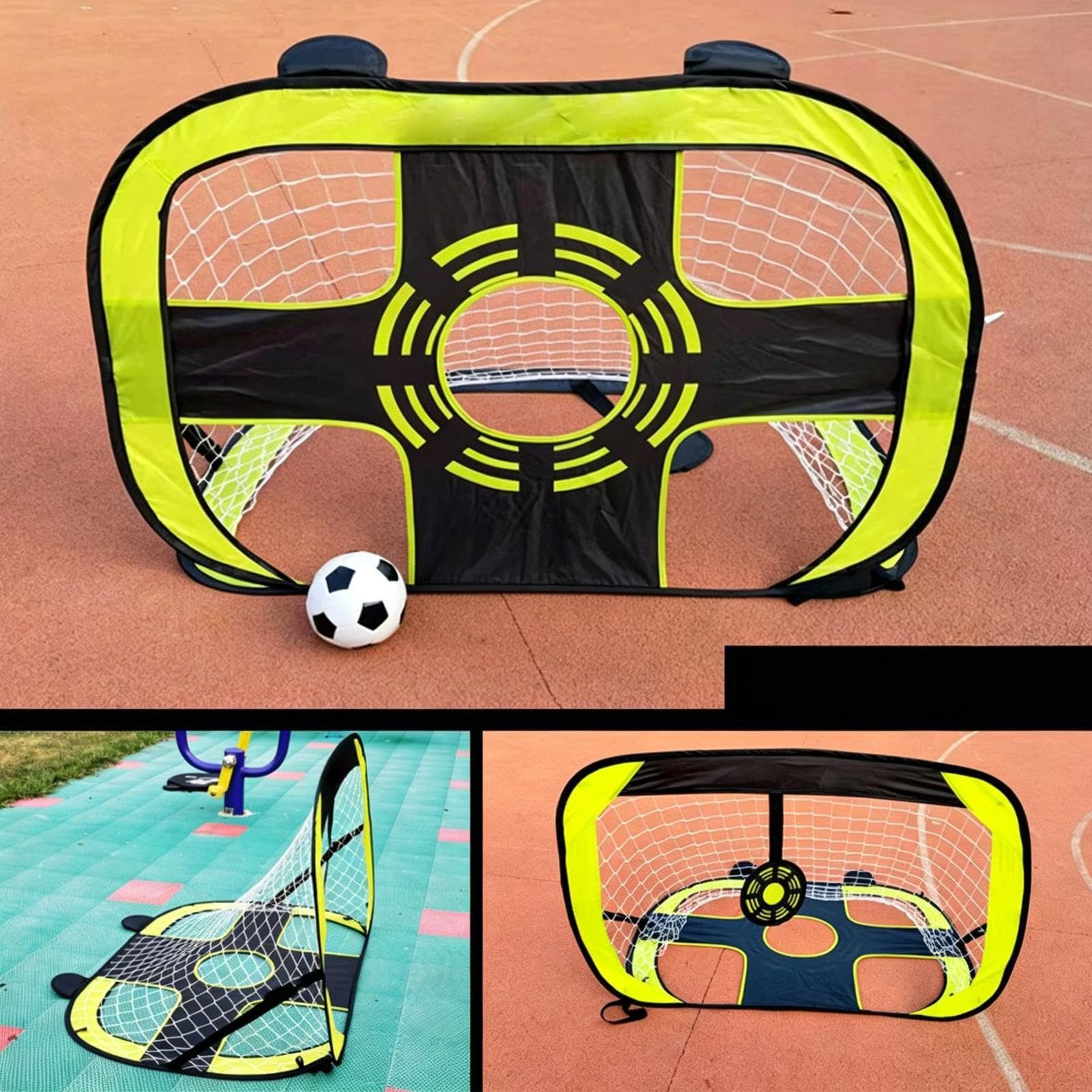 Kinderfußballtor Faltbares Präzisionstrainingsziel | Hinterhof Kinder Fußballtore für Fußballtraining im Freien und zu Hause, Hof, Feld, Tür, für , Erwachsene, Kinder,
