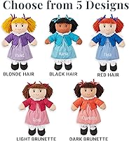 Vista 8 de Let's Make Memories muñeca de trapo para abrazar, suave, para niños de 3años en adelante