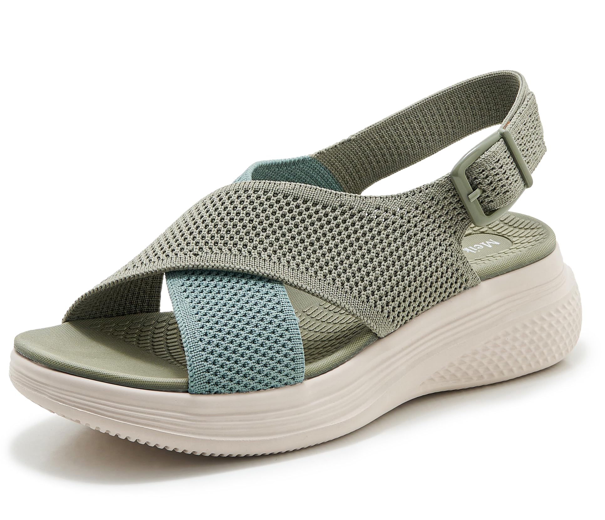 Meik Mangni Sandali Ortopedici Donna Arch Fit Scarpe Aperte Sandalo Leggera Sandali da Passeggio Piattaforma