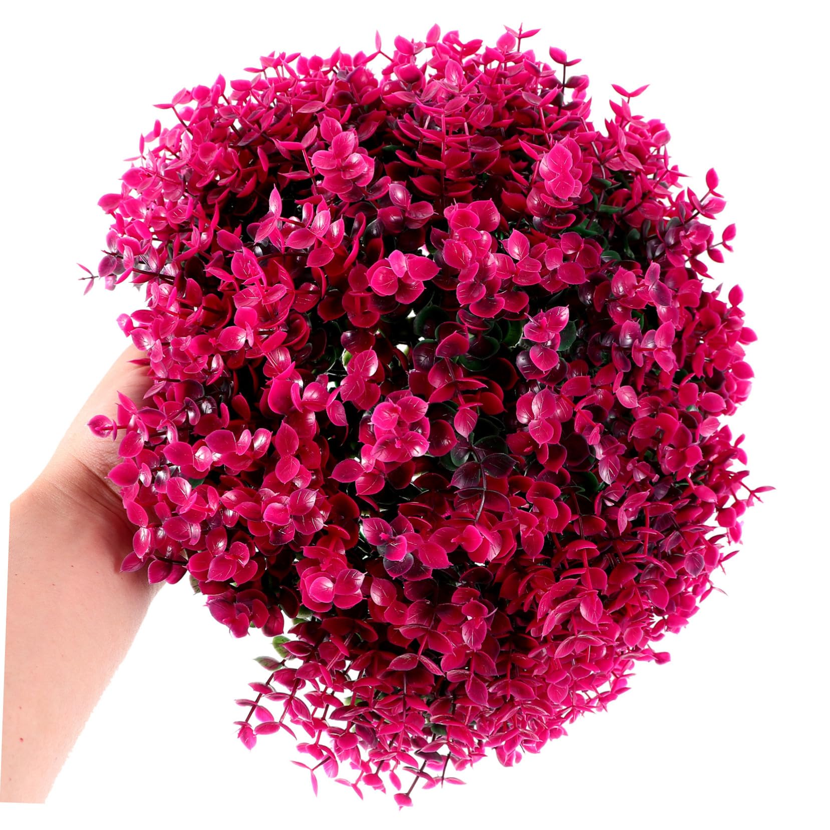 Bola Topiaria de Eucalipto Artificial Colgante para Decoración Interior y Exterior, Planta Decorativa Fácil de Colocar, Adecuado para Bodas y Jardines