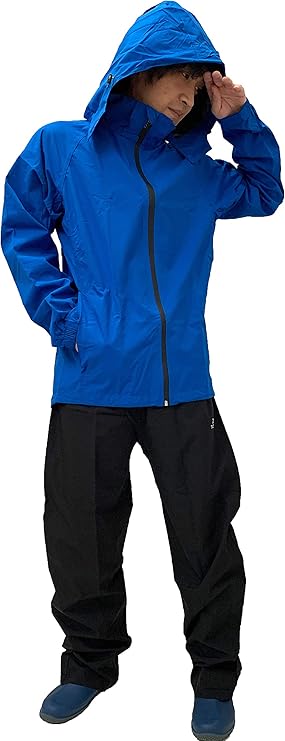 宅急便送料無料 タルテックス レインウェア レインスーツ 上下セット 撥水素材 透湿 防風 防水 メンズ 父の日 ギフト ロイヤルブルー M 新モデル 日用品雑貨 文房具 手芸 その他 Staging Sflexp O2web Ws