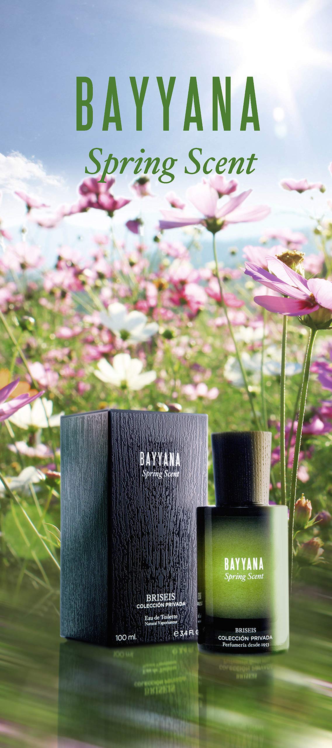 Tulipán Negro - Eau de Toilette Bayyana, Fragancia Elegante y Envolvente, Perfume Fresco y Duradero para Uso Diario