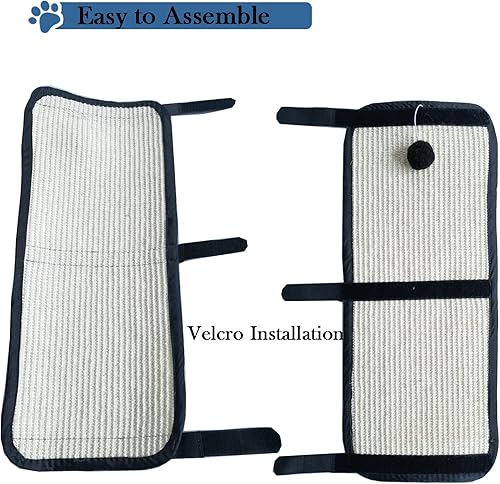 Miniatura 7 de Protector de patas de mesa para raspar gatos con sisal natural y una bola para proteger muebles gatos mascotas