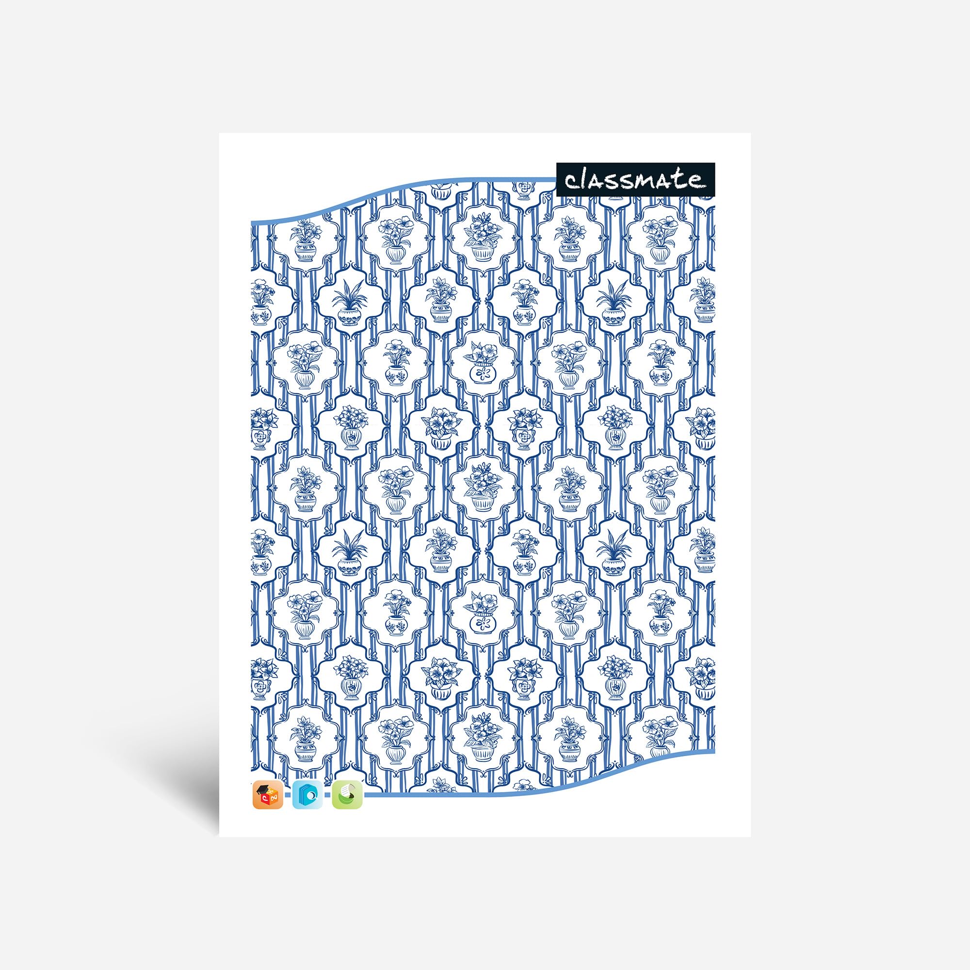 Classmate Long Book | 297 x 210 mm | 172 Pages | Single Line | Pack of 1