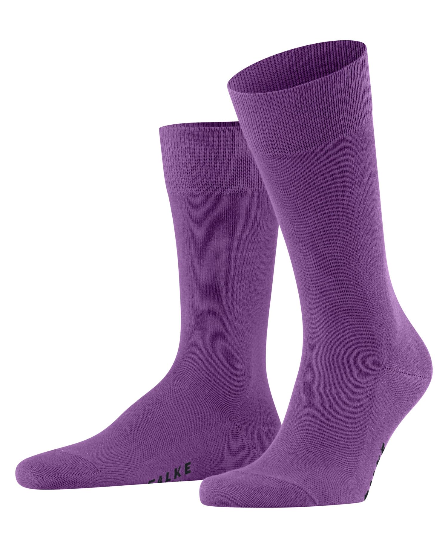 FALKE Men's Family M So Sustainable Cotton Plain 1 Pair Socks, Red Phlox 8067, 5.5-8