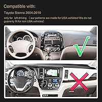 Vista 5 de SPEEDWOW Tablero Dashboard Cubierta Tapete Alfombrilla Alfombra Compatible con Toyota Sienna 2004-2010